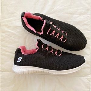 S Sport Skechers By Ada big girl’s pull-on sneakers